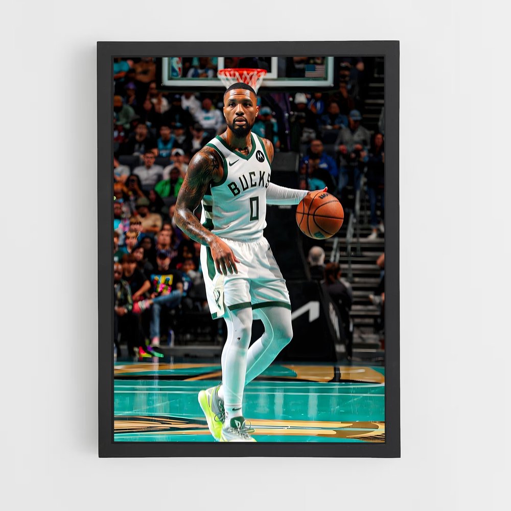 Poster Lebron en Action – affiche Basketball (vue 2)